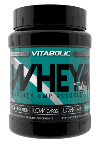 Concentrat - Concentrat proteic, Vitabolic, Whey Trilogy, 450 de grame, pudra
