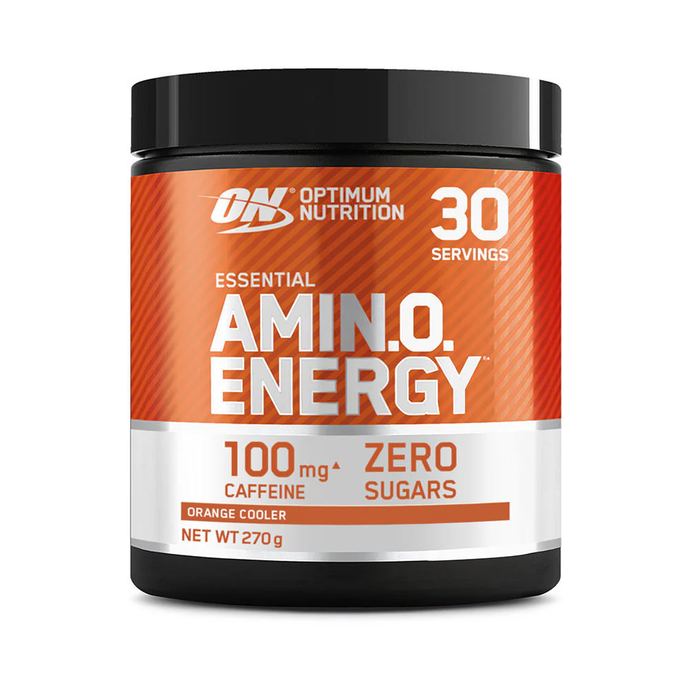 Aminoacizi esentiali pentru recuperare, Optimum Nutrition, Essential Amino Energy, 270 de grame, pudra Orange Cooler