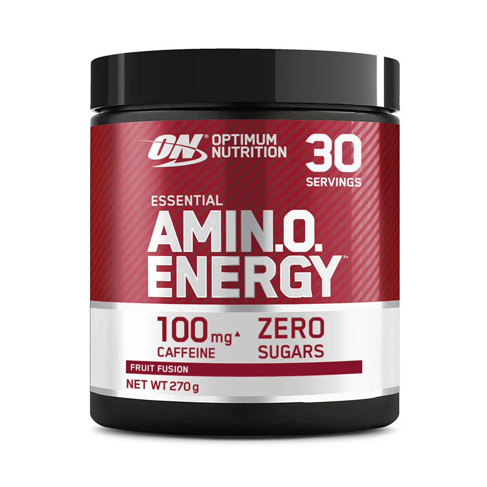 Aminoacizi esentiali pentru recuperare, Optimum Nutrition, Essential Amino Energy, 270 de grame, pudra Fruit Fussion