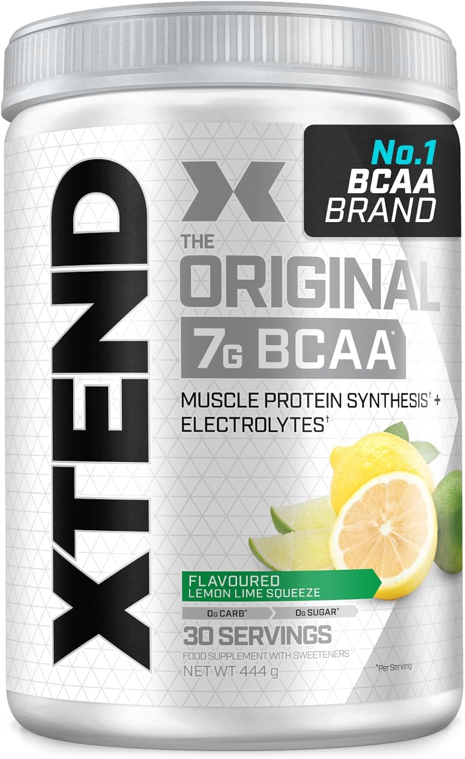 Aminoacizi, Xtend, Original 7g BCAA, 30 de serviri, pudra Lemon Lime