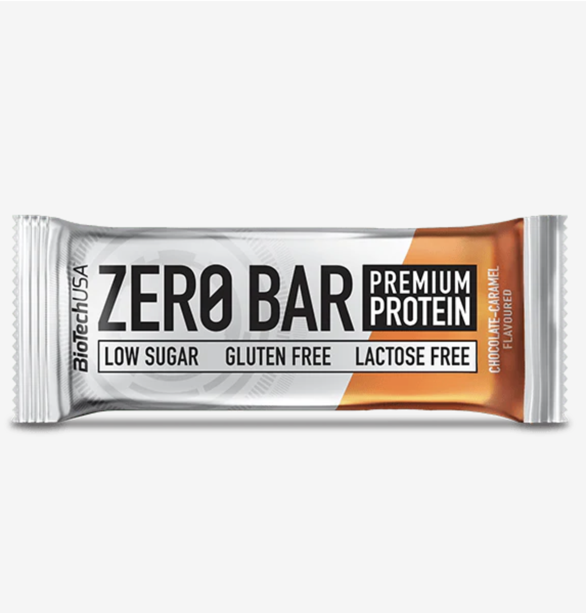 Baton proteic, Biotech USA, Zero Bar, 50 de grame Chocolate Caramel