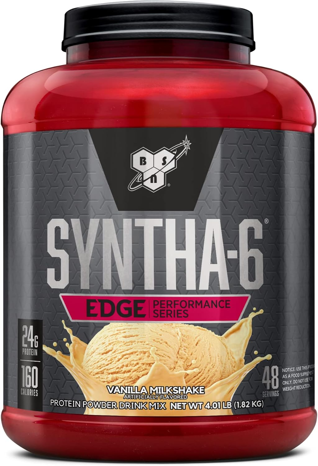Blend proteic, BSN, Syntha-6 Edge, 1.82kg, pudra proteica Vanilla