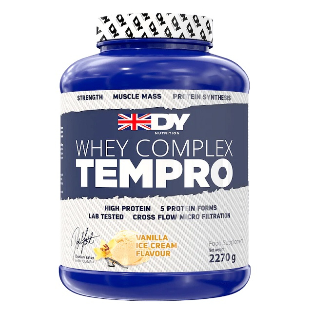 Blend proteic, DY Nutrition, Whey Complex Tempro, 2.27kg, pudra Vanilie
