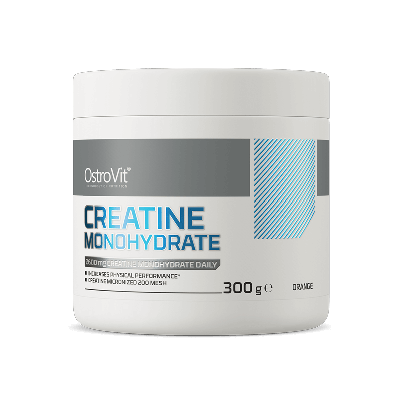 Creatina monohidrat, Ostrovit, Creatine monohydrate, 300 de grame, pudra Orange