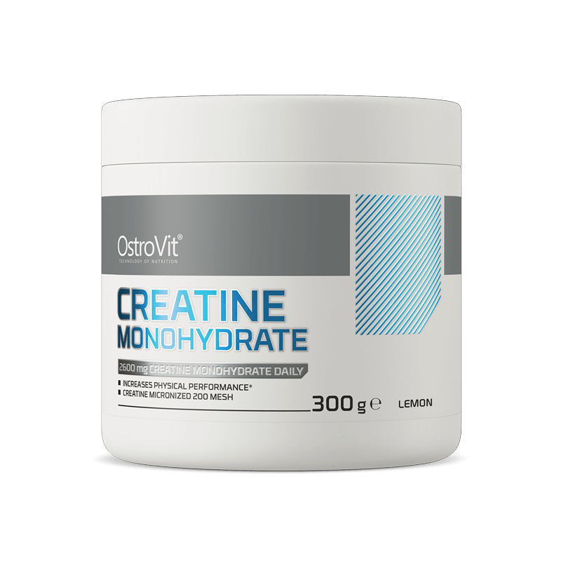 Creatina monohidrat, Ostrovit, Creatine monohydrate, 300 de grame, pudra Lemon