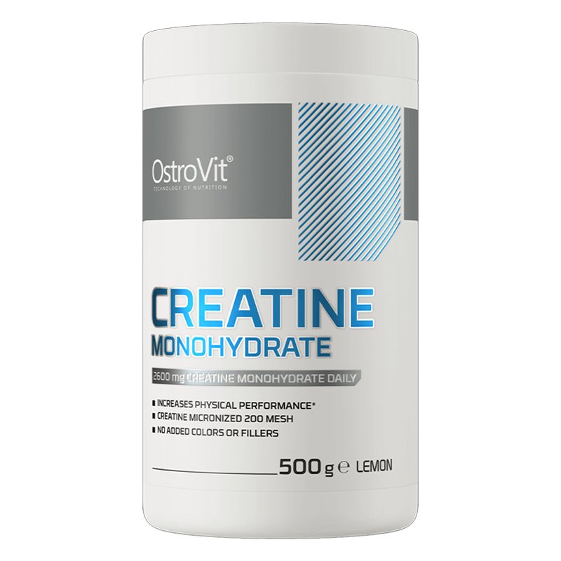 Creatina monohidrat, Ostrovit, Creatine monohydrate, 500 de grame, pudra Lemon