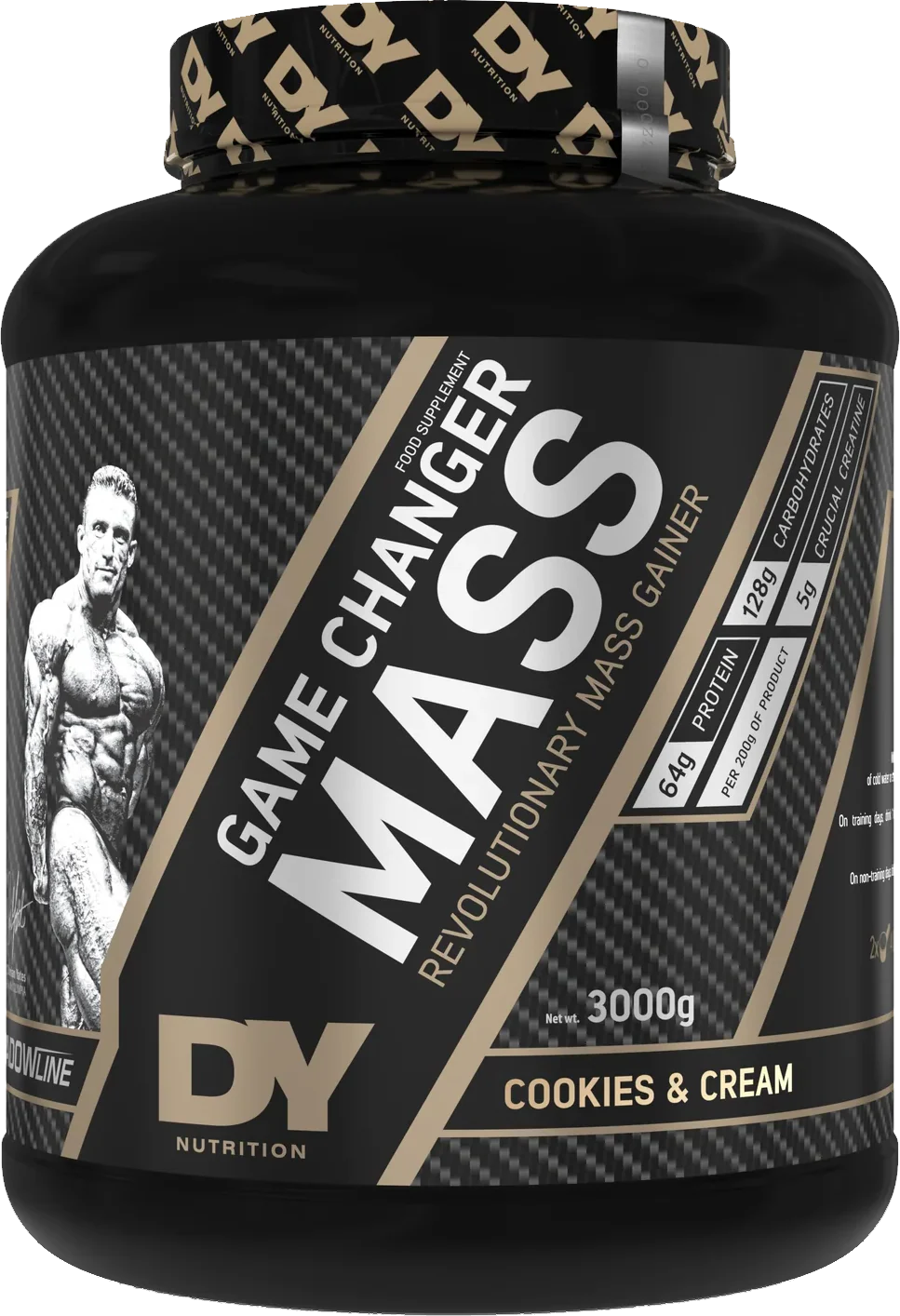Gainer, DY Nutrition, Game Changer Mass, 3Kg, pudra Cookies & Cream