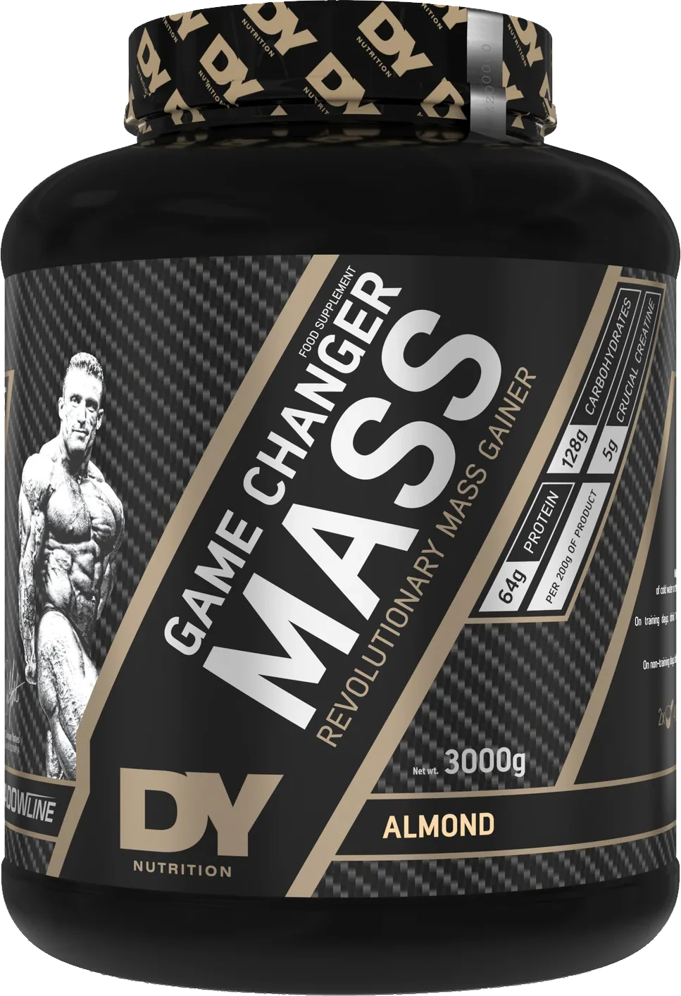 Gainer, DY Nutrition, Game Changer Mass, 3Kg, pudra Migdale