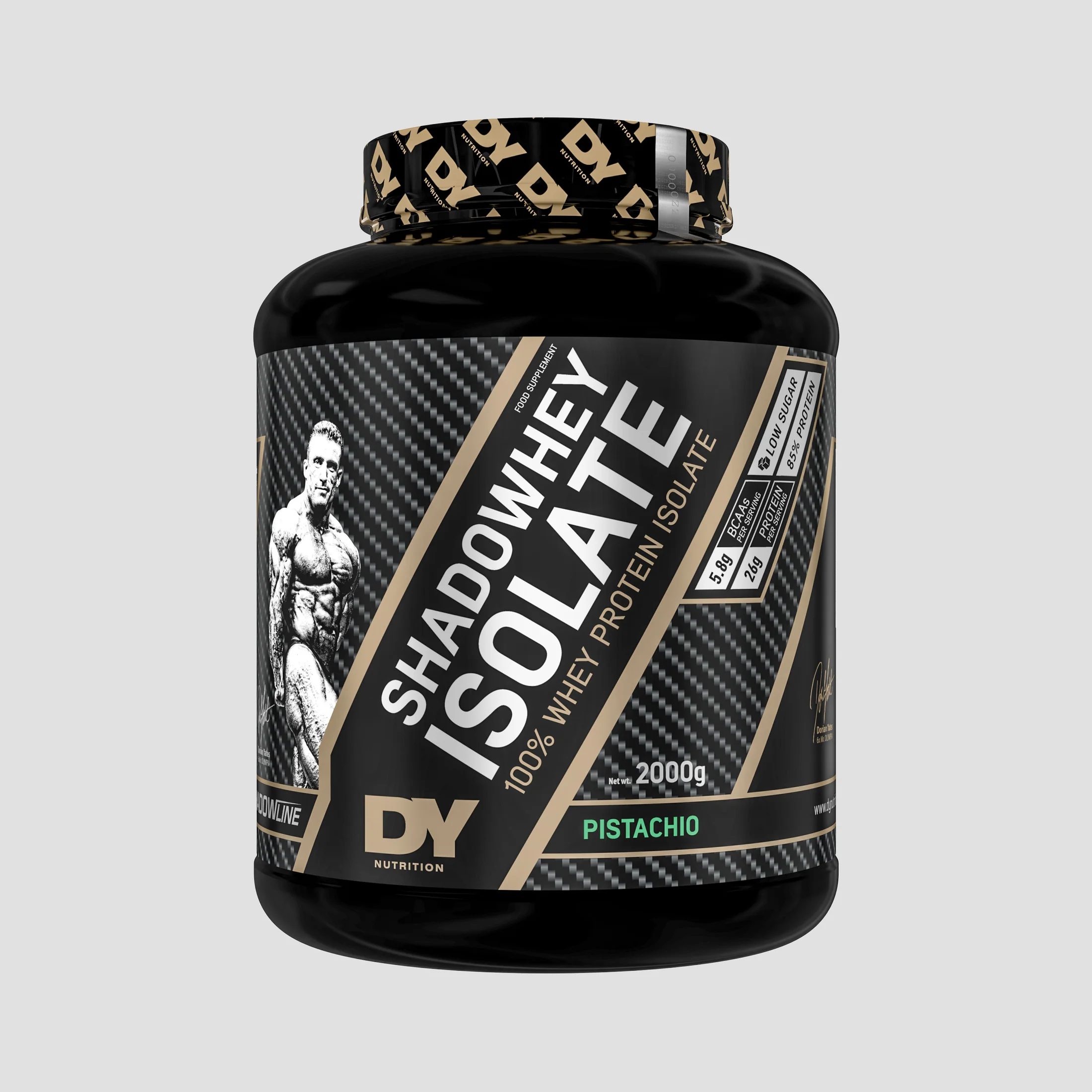 Izolat proteic din zer, DY Nutrition, Shadowhey Isolate, 2kg, pudra proteica Fistic
