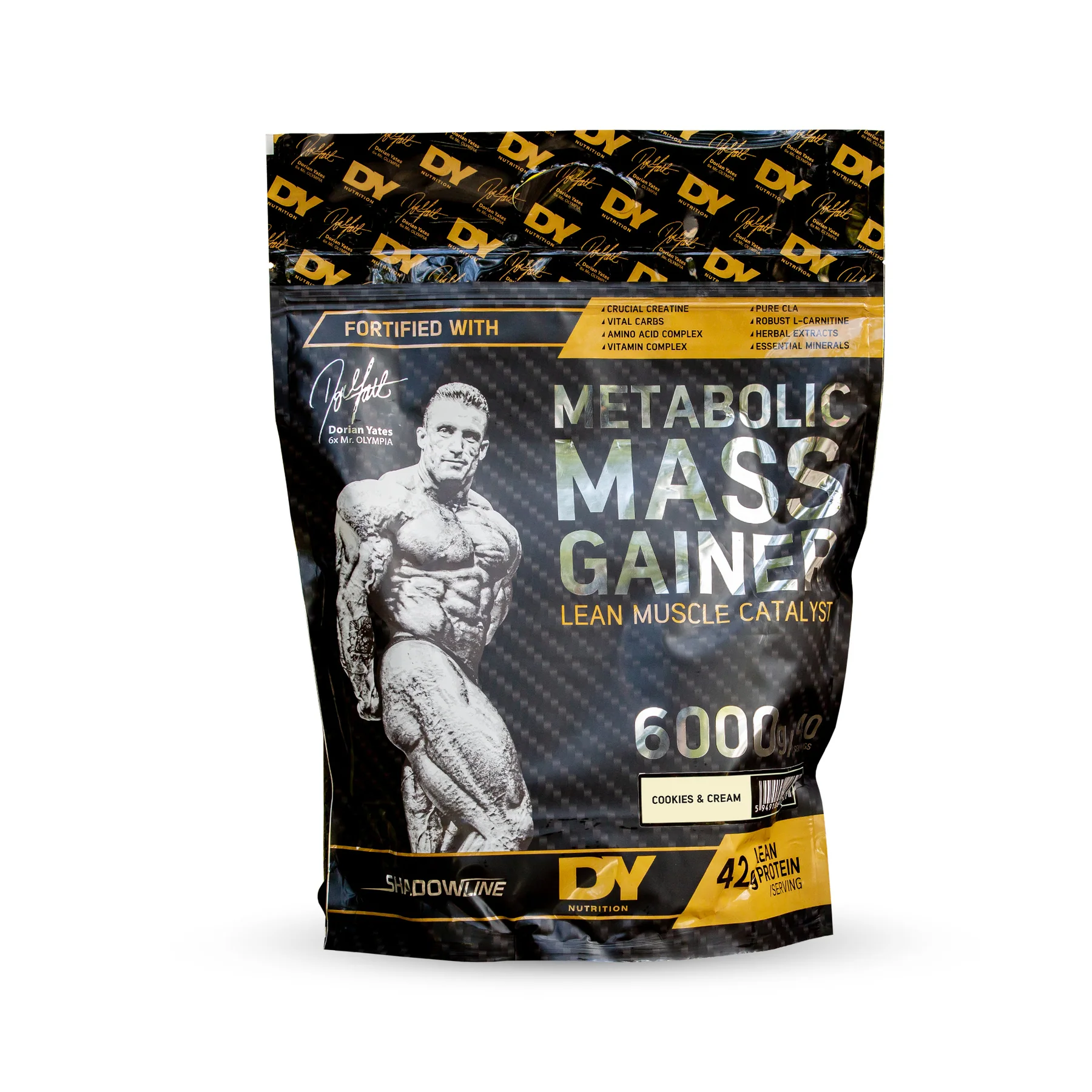 Gainer, DY Nutrition, Metabolic Mass Gainer 6kg, pudra proteica Prajituri si crema