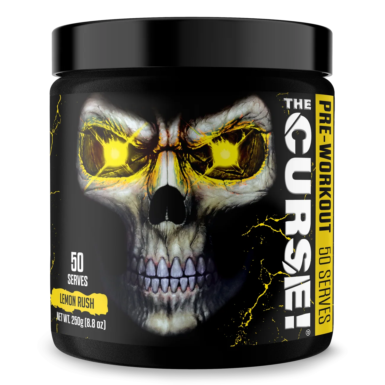Pre-workout, JNX Sports, The Curse, 250 de grame, pudra Lemon Rush