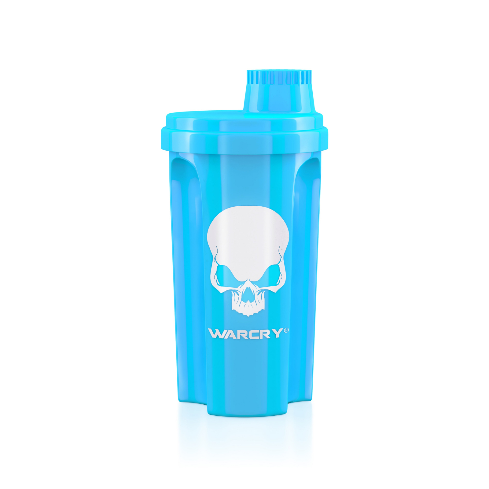 Shaker, Genius Nutrition, Warcry, capacitate 700ml Turcoaz Transparent