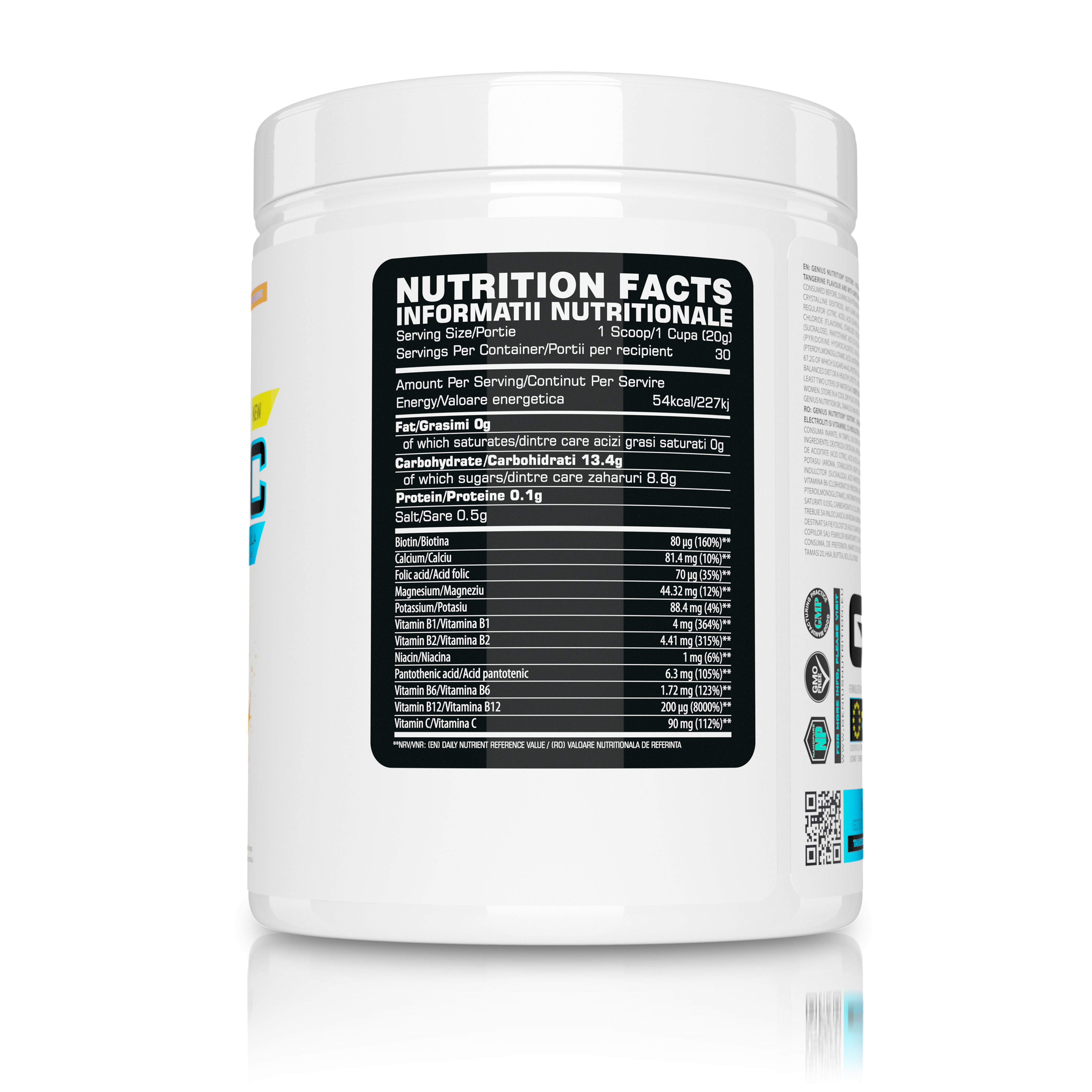 Saruri de hidratare, Genius Nutrition, Isotonic, 600 de grame, pudra [3]