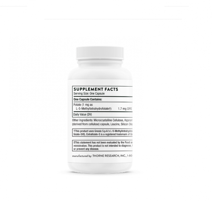 5-MTHF 1mg 60 Capsule - Thorne Research [2]