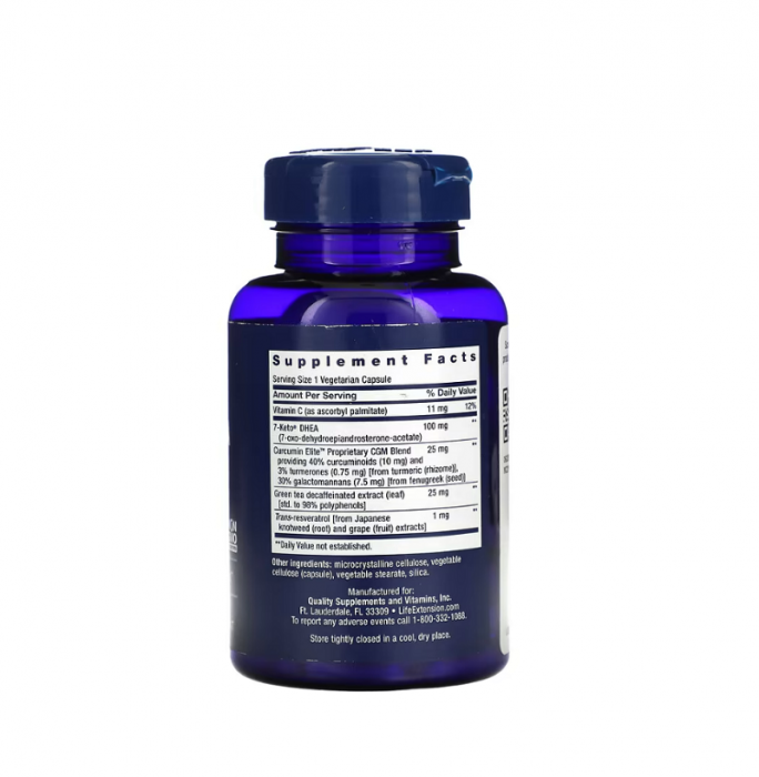 7-Keto DHEA Metabolite 100mg 60  Capsule - Life Extension [2]