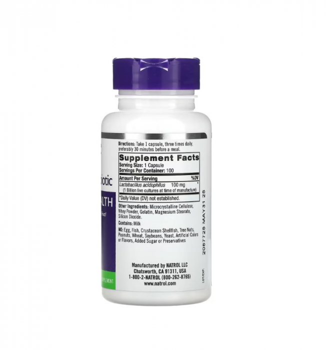 Acidophilus Probiotic 100 capsule - Natrol [2]