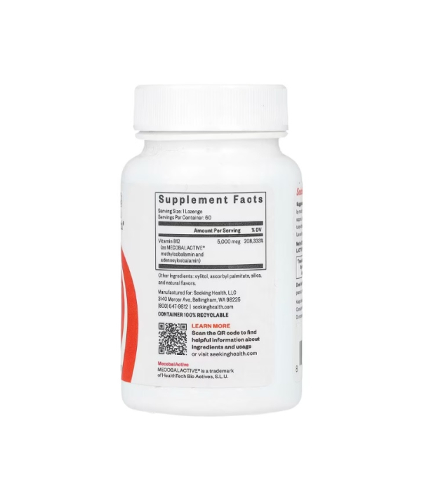 Active B12 5000 60 Lozenges - Seeking Health [2]