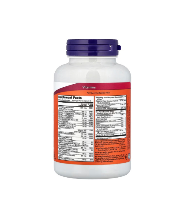 ADAM Superior Men's Multi 90 capsule moi - NOW Foods [2]