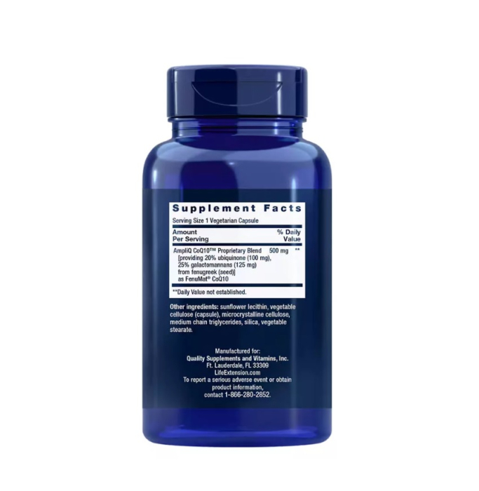 AmpliQ CoQ10 100mg 60 capsule vegetale - Life Extension [2]