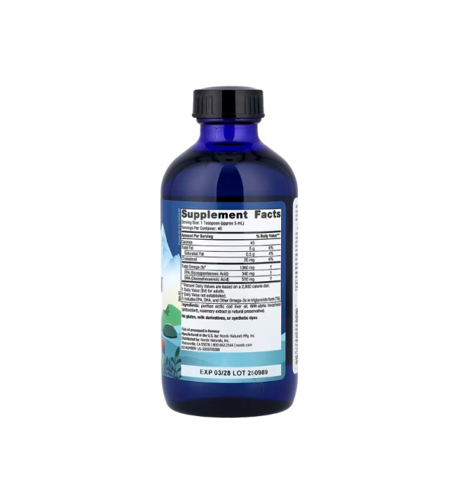 Arctic Cod Liver Oil 237ml Nordic Naturals [2]