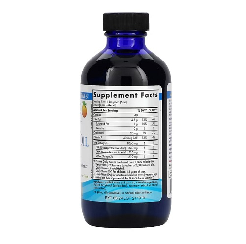 Arctic Cod Liver Oil 237ml Orange - Nordic Naturals [2]
