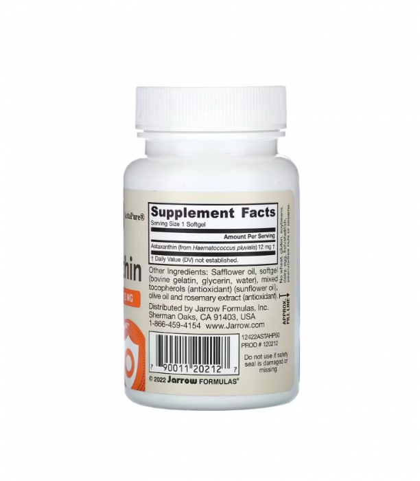 Astaxanthin 12mg 60 capsule moi - Jarrow Formulas [2]