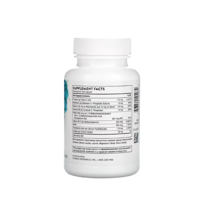 Basic B Complex 60 Capsule - Thorne Research [2]