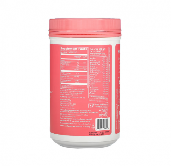 Beauty Collagen Strawberry Lemon 271g - Vital Proteins [2]