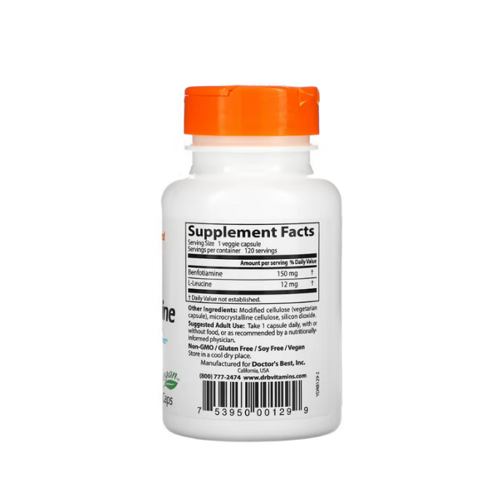 Benfotiamine 150 with BenfoPure 150mg 120 Capsule - Doctor's Best [2]
