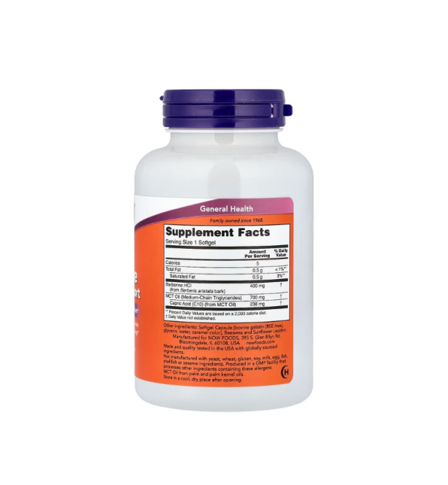 Berberine Glucose Support 90 capsule moi - NOW Foods [2]