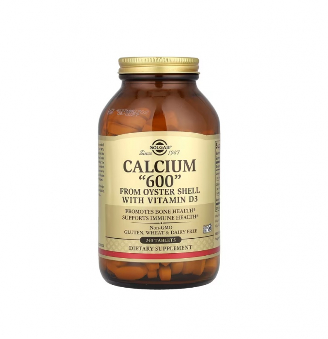 Calcium "600" from Oyster Shell with Vitamin D3 240 tablete - Solgar [1]