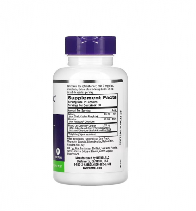 Carb Intercept with Phase 2 Carb Controller 60 capsule - Natrol [2]