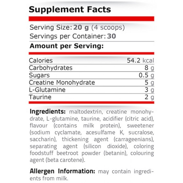 CGT Blast (Creatine, Glutamine, Taurine) 600g - Pure Nutrition USA [2]
