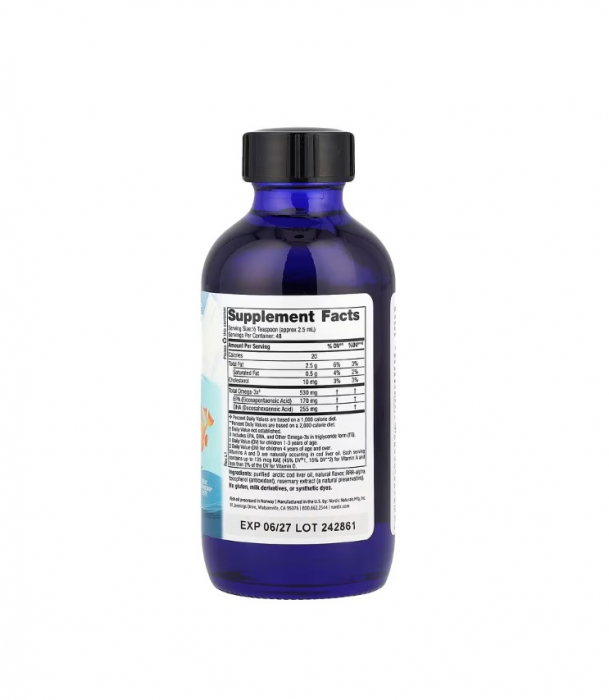 Children's DHA 530mg 1-6ani 119ml Strawberry - Nordic Naturals [2]