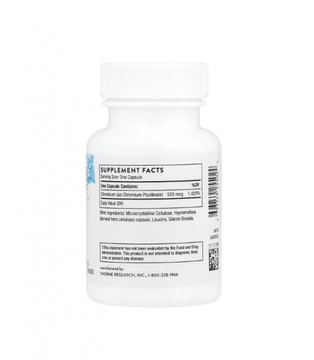 Chromium Picolinate, 500mcg, 60 capsule - Thorne [2]