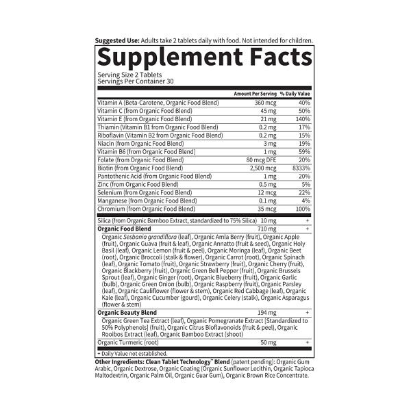 Collagen Builder Organic Plant 60 Tablete - Garden Of Life [2]