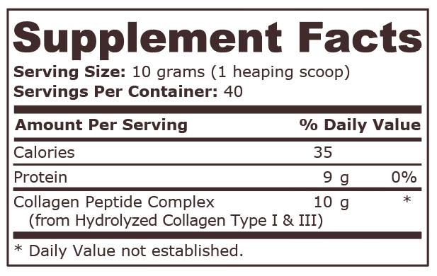 Collagen Peptides 400g - Pure Nutrition USA [2]