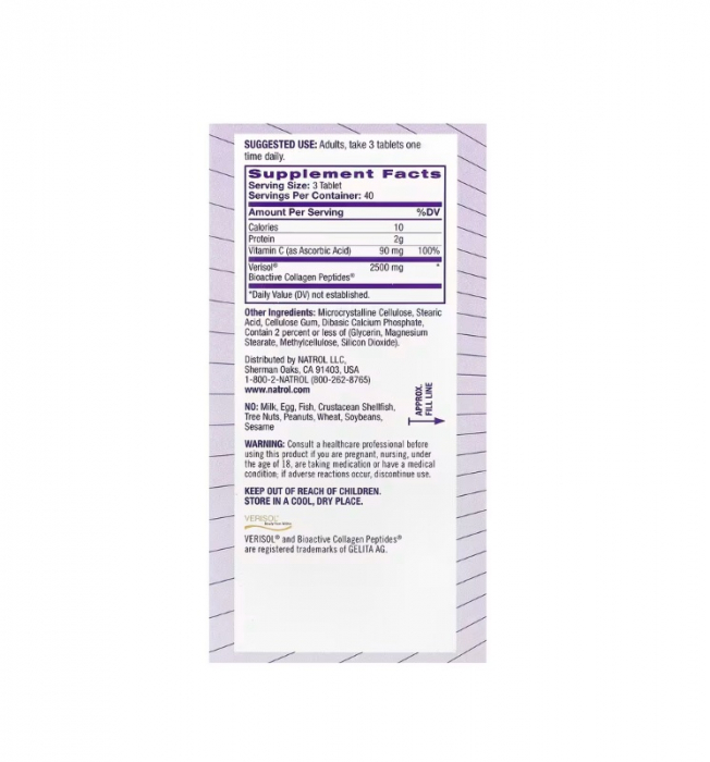 Collagen Skin Renewal Advanced Beauty 120 tablete - Natrol [2]