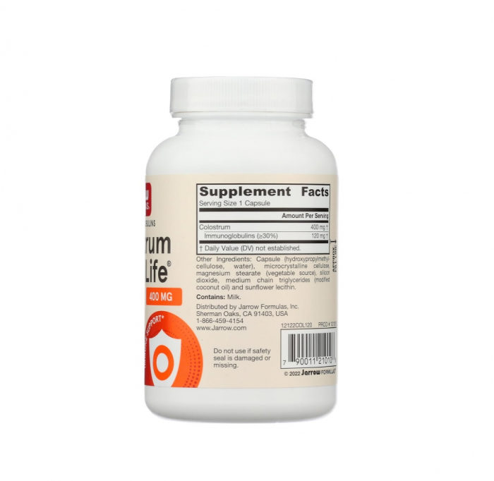 Colostrum Prime Life 400mg 120 capsule - Jarrow Formulas [2]
