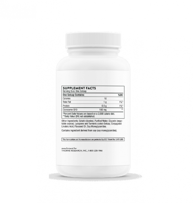 CoQ10 100mg 60 capsule moi - Thorne [2]