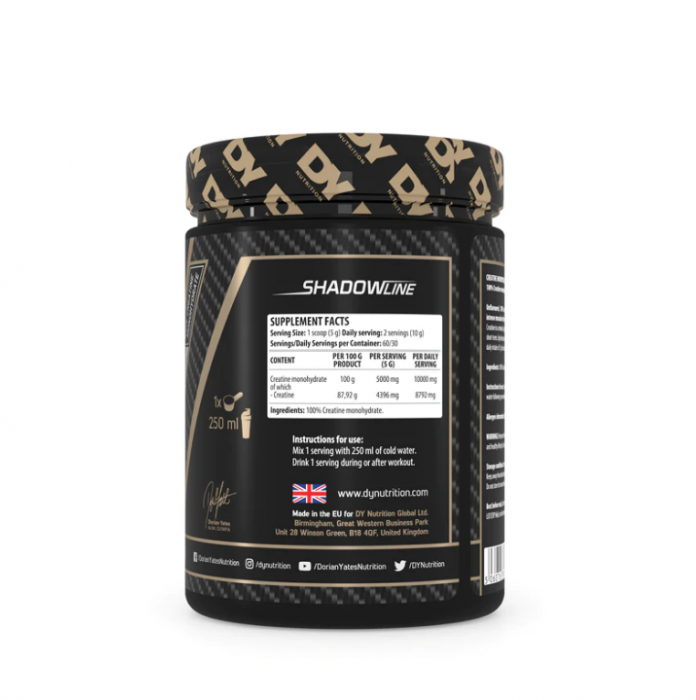 Creatine Monohydrate 300g fara aroma - Dorian Yates [2]