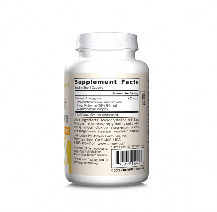 Curcumin Phytosome 500mg 120 capsule - Jarrow Formulas [2]