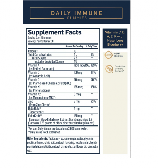 Daily Immune 60 Gummies - Quicksilver Scientific [2]