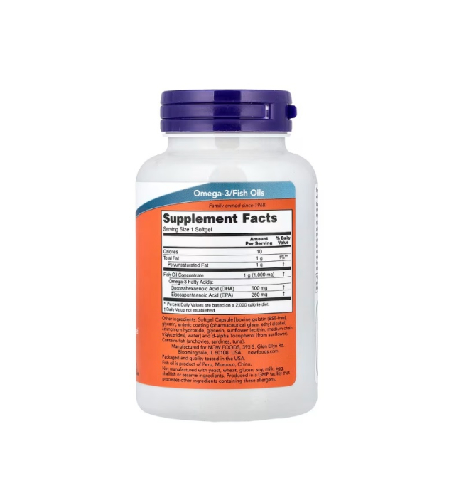 DHA-500 Double Strength 90 capsule moi - NOW Foods [2]