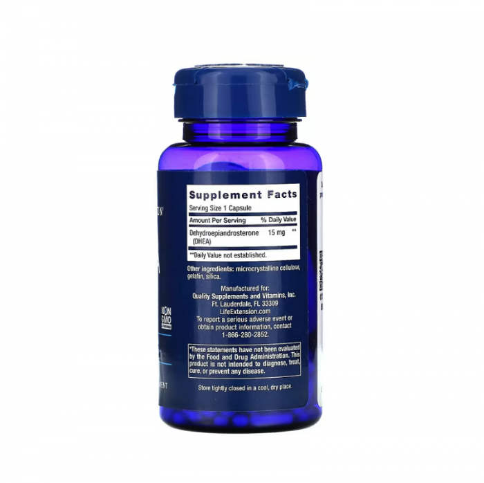 DHEA 15mg 100 Capsule - Life Extension [2]