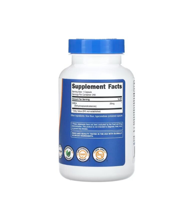 DHEA 25 mg 240 capsule - Nutricost [2]