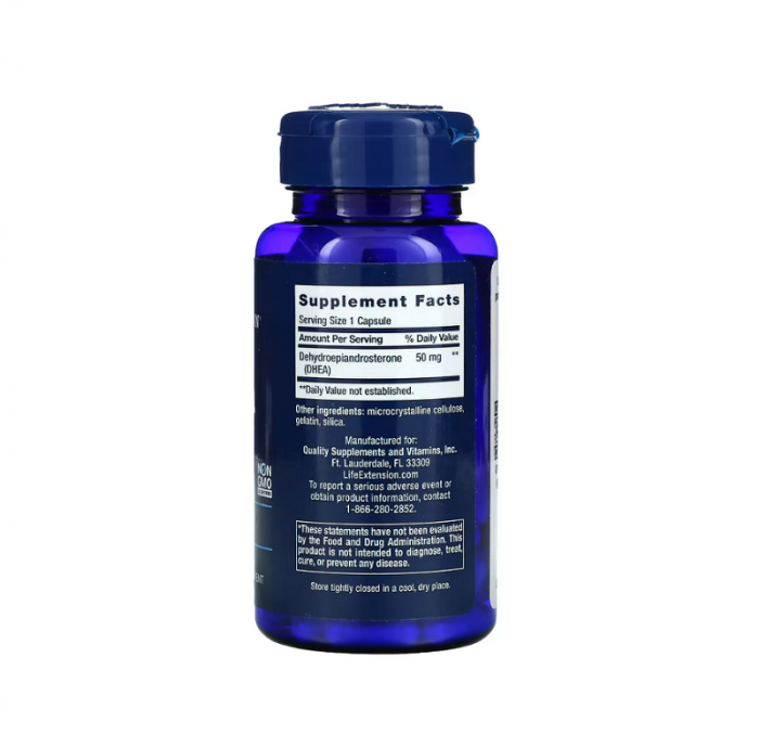 DHEA 50mg 60 Capsule - Life Extension [2]