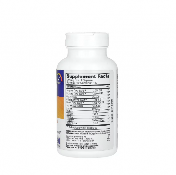 Digest Complete Enzyme Formula 180 Capsule - Enzymedica [2]