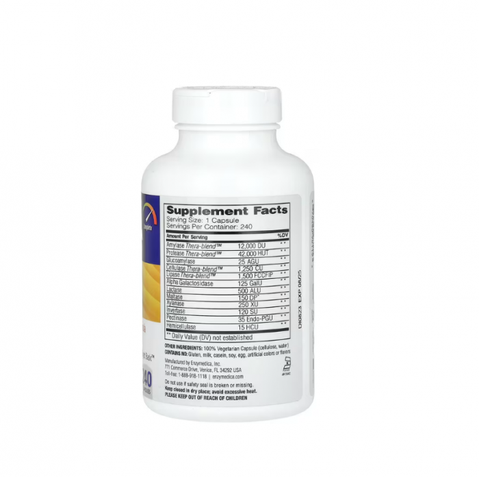 Digest, Complete Enzyme Formula 240 Capsule - Enzymedica [2]