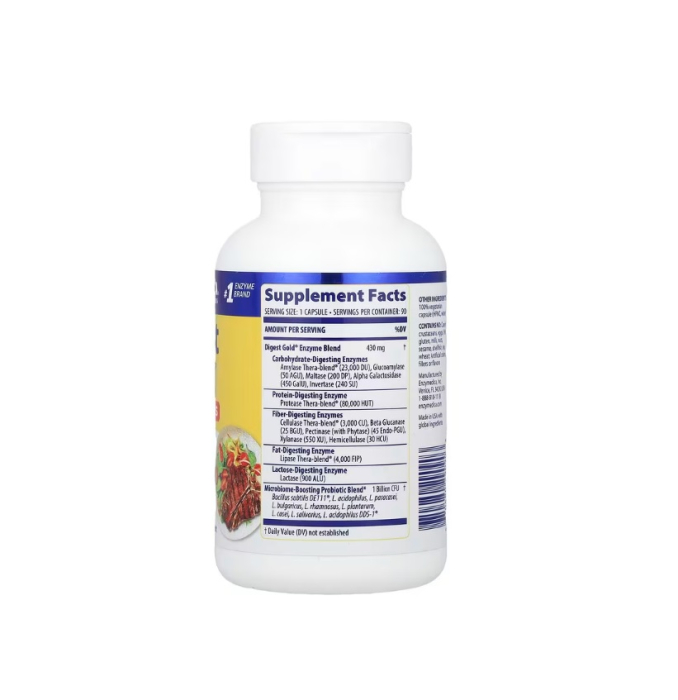 Digest Gold + Probiotics 90 Capsule - Enzymedica [2]